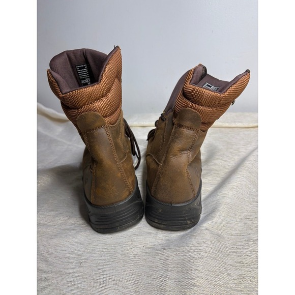 Men's Herman Survivors Brown Leather Round Safety size 9w - Picture 6 of 9